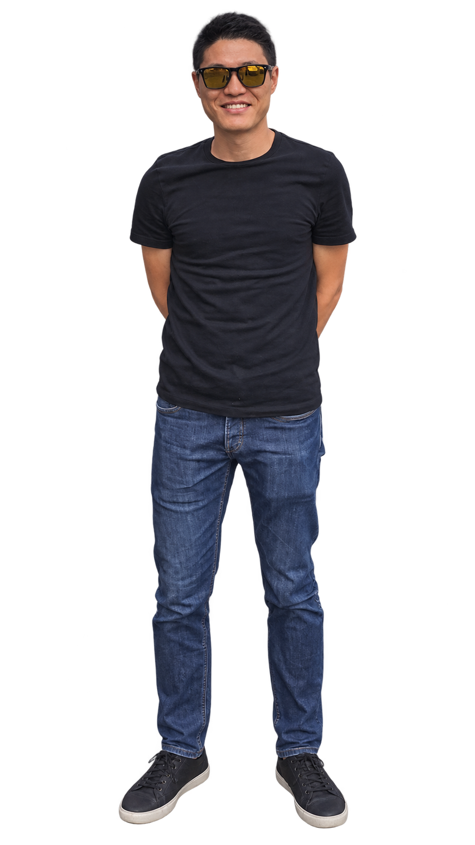 Full-length portrait of Raymond